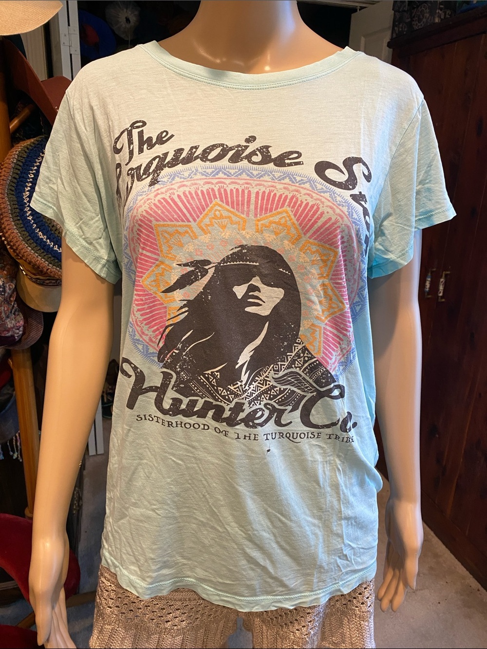 Spell Turquoise Stone Hunter Short Sleeve Tee